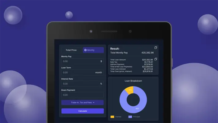 Auto Loan Calculator android App screenshot 1