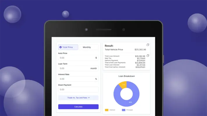 Auto Loan Calculator android App screenshot 3